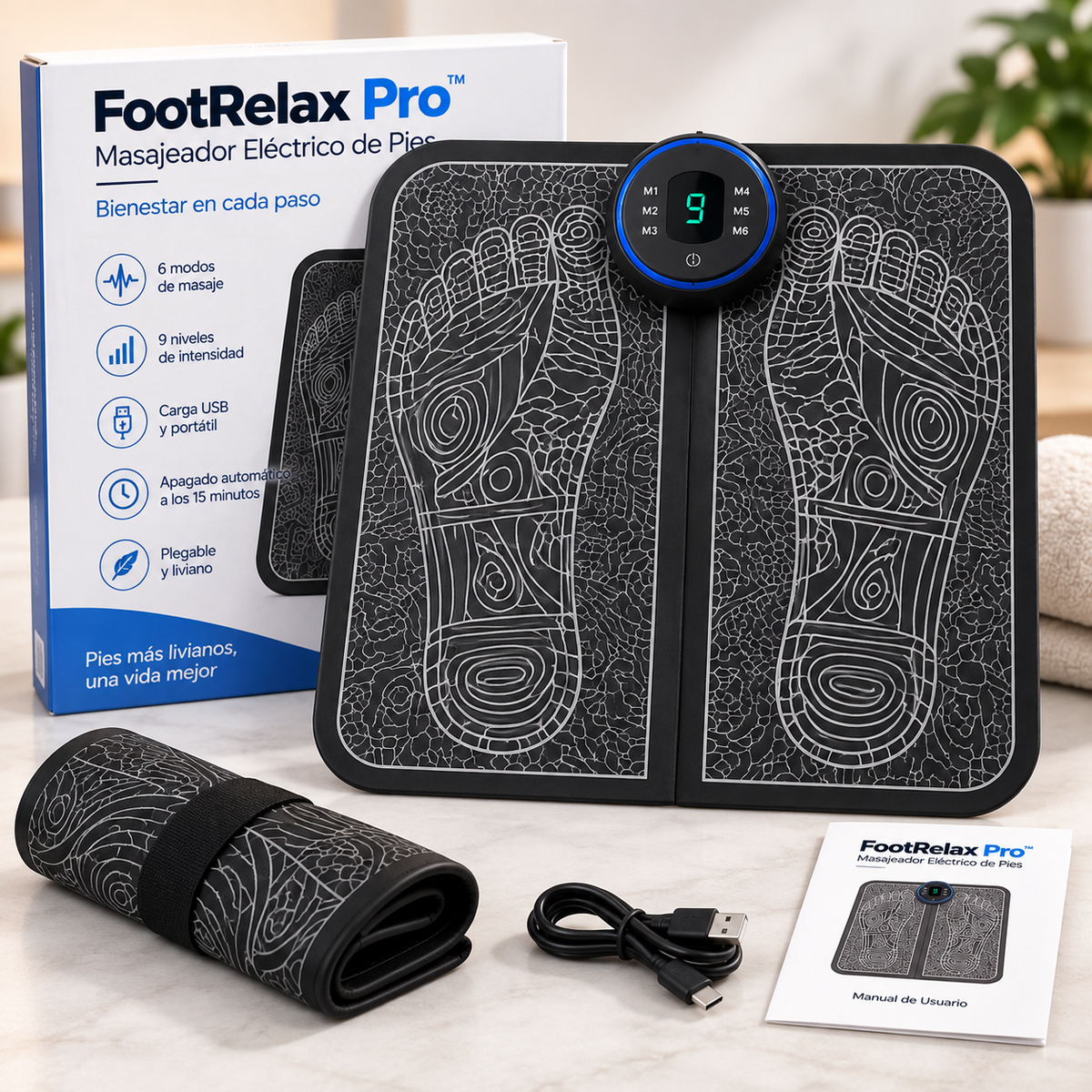 FootRelax Pro™ – Masajeador Eléctrico de Pies