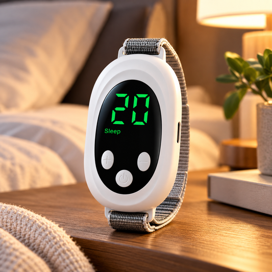 🌙 SleepCalm Pro™ – Dispositivo Inteligente de Relajación para Dormir