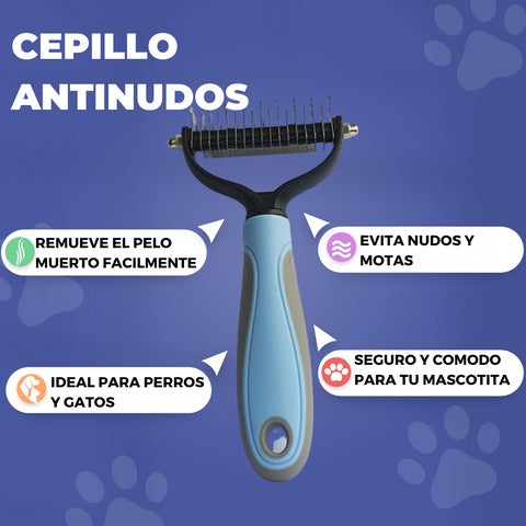 KnotFree | Cepillo Antinudos para Mascotas + Envio Gratis