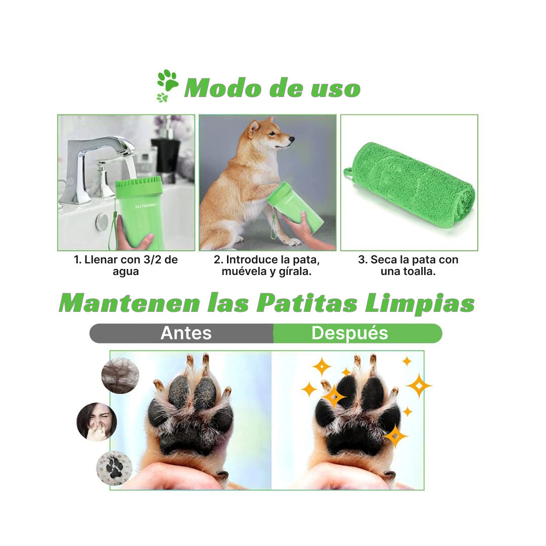 PawClean Pro™ | Limpiador de Patas para Mascotas + Envio Gratis