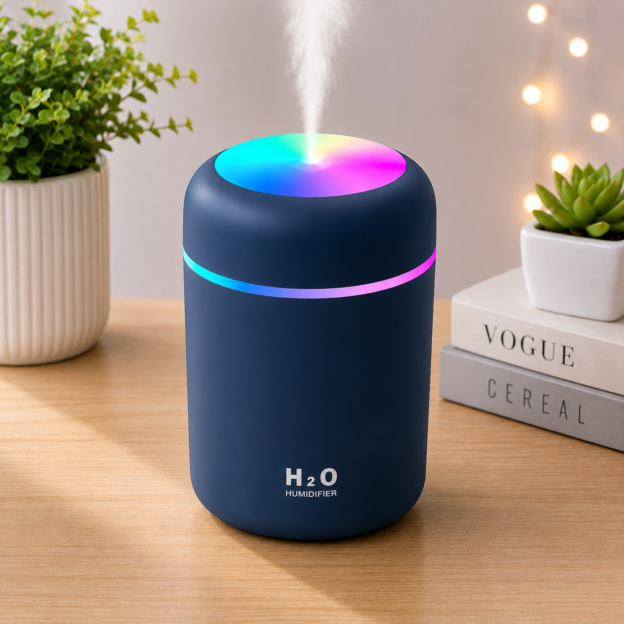 🌙 Humidificador Ultrasónico LED Portátil