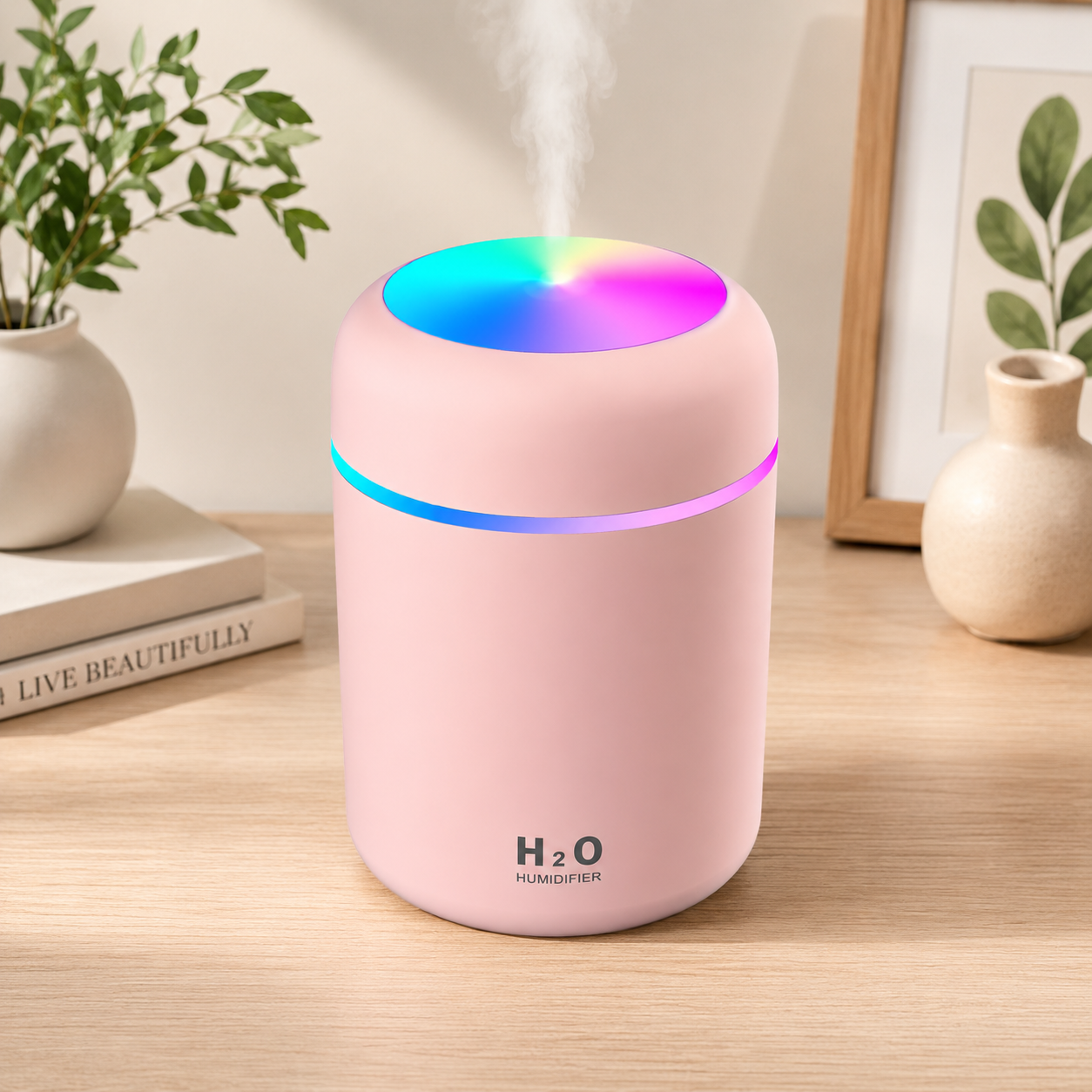 🌙 Humidificador Ultrasónico LED Portátil