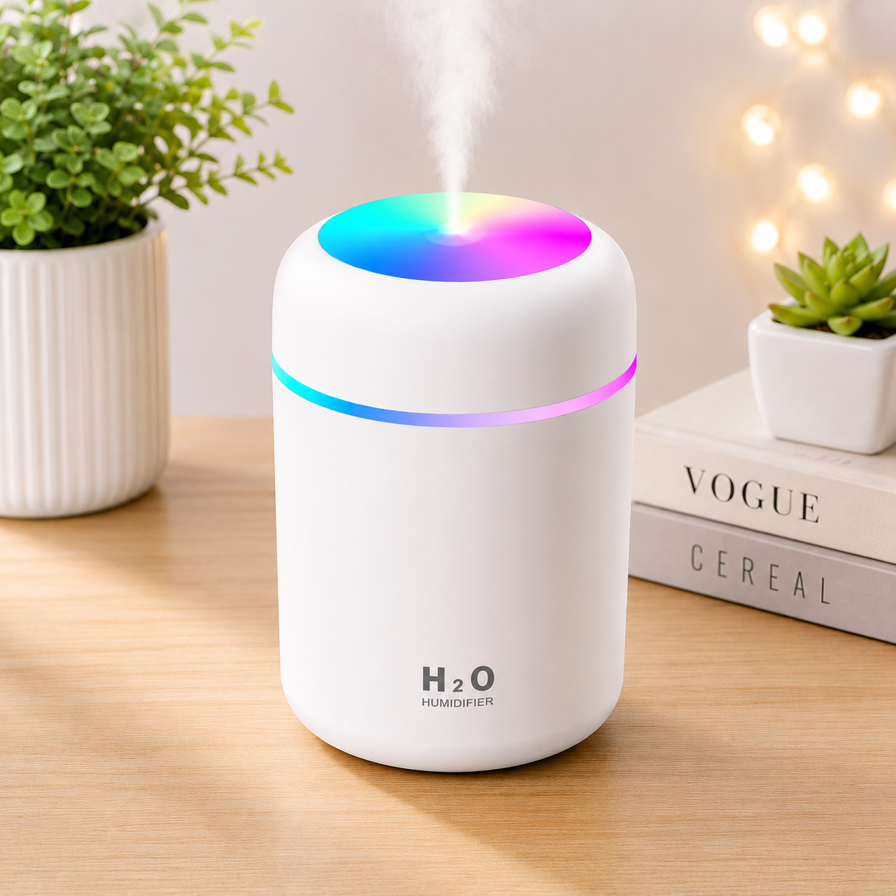 🌙 Humidificador Ultrasónico LED Portátil
