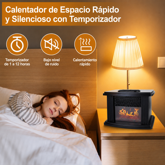 🔥 Mini Chimenea Eléctrica Portátil